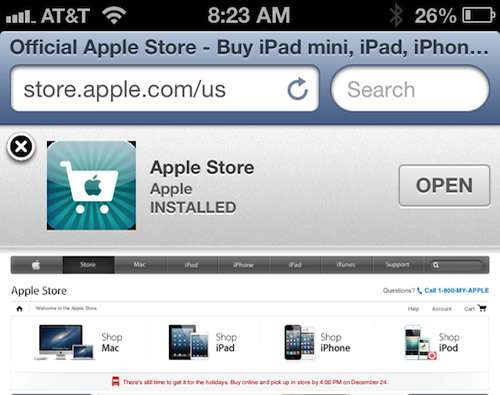 Smart App Banner