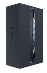 ｢iPhone 5｣のホワイトモデルのパッケージ写真