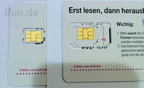 次期iPhoneの発表を前にドイツのT-Mobileには既にNano-SIMカードが届き始めている模様