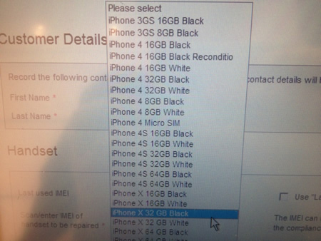 T-Mobile UKのシステムで｢iPhone X｣という名称のプレースホルダーが見つかる