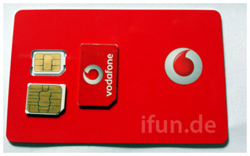 次期iPhoneの発表を前に、ドイツのVodafoneにもNano SIMカードが入荷済み