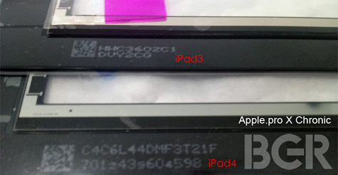 ｢iPad (第4世代)｣はFaceTime HDカメラを搭載し、ディスプレイの表示品質も向上か?!