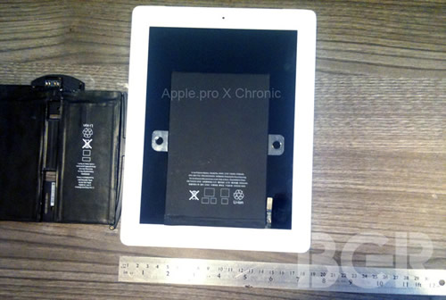 ｢iPad mini｣のバッテリーの写真がまた流出