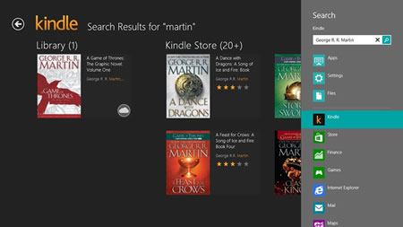 Amazon、｢Windows 8/RT｣向けに｢Kindle｣の公式アプリをリリース