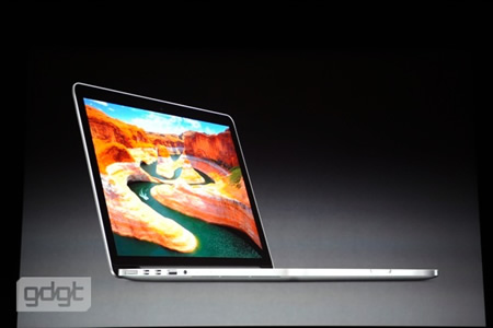 Apple、｢MacBook Pro Retinaディスプレイモデル｣の13インチモデルを発表