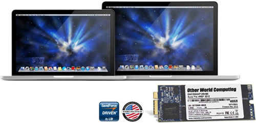 OWC、｢13インチ MacBook Pro Retinaディスプレイモデル｣に対応した交換用SSD｢OWC Aura Pro 480GB｣を発表
