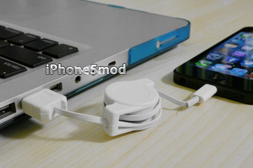 iPhone5mod、巻き取り式の｢Lightning – USB ケーブル｣を発売