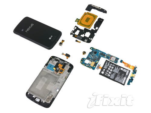 ｢Nexus 4｣と｢Nexus 10｣の分解レポート