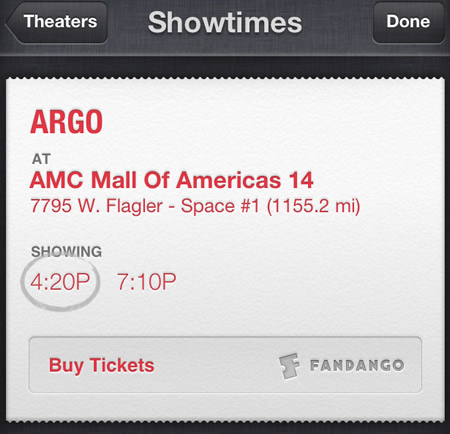 ｢iOS 6.1｣では｢Siri｣を利用して映画チケットの購入が可能に（米国のみ）