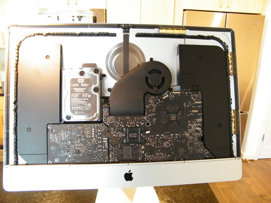 ｢iMac（Late 2012）27インチ｣の分解写真