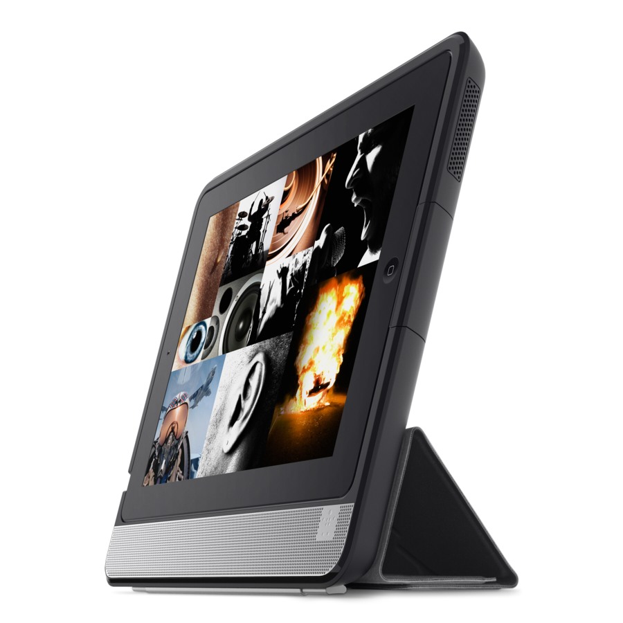 Belkin、｢iPad｣向けケース兼用サウンドドックシステム『Thunderstorm Handheld Home Theater』を発表