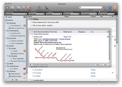 ｢OmniFocus for Mac｣が｢OmniFocus 2｣の発表(1月末)まで無料で利用可能に
