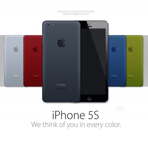 ｢iPad mini｣のデザインなどを取り入れた｢iPhone 5S｣のコンセプト画像