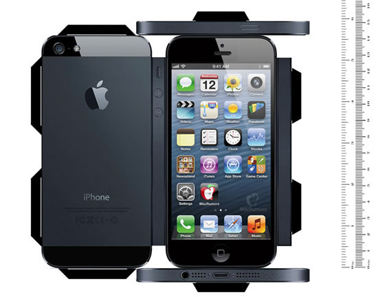 MacRumors、5インチになった｢iPhone｣の大きさを体感出来る実物大のペーパークラフトを公開