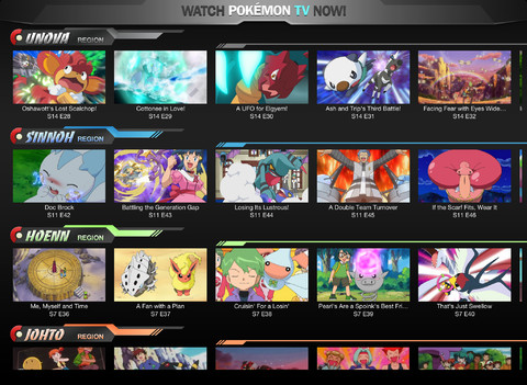 ポケモンのアニメを無料で視聴可能なアプリ｢Pokémon TV｣が米App Storeに登場