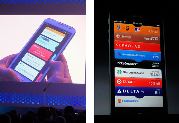 Samsung、今度は｢iOS｣の｢Passbook｣をパクる?!
