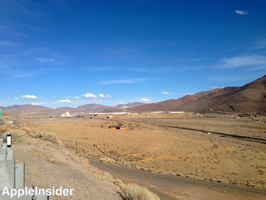 Apple Insider、ネバダ州のAppleの新しいデータセンター建設予定地の様子を撮影した写真を公開