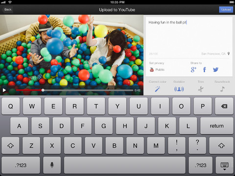 Google、iPadにも対応した｢YouTube Capture 1.2｣をリリース