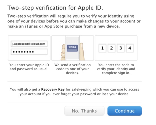 Apple、｢Apple ID｣のパスワードに2段階認証を適用可能に