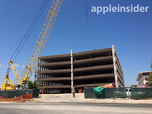拡張工事中のAppleのオースティン･キャンパスの写真