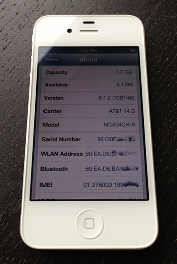 ストレージ容量が5GBしかない｢iPhone 4｣の試作機がeBayに登場