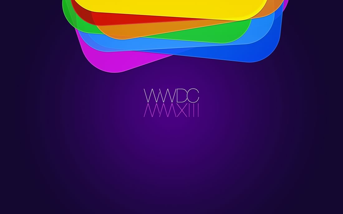 ｢WWDC 2013｣のロゴデザインの壁紙