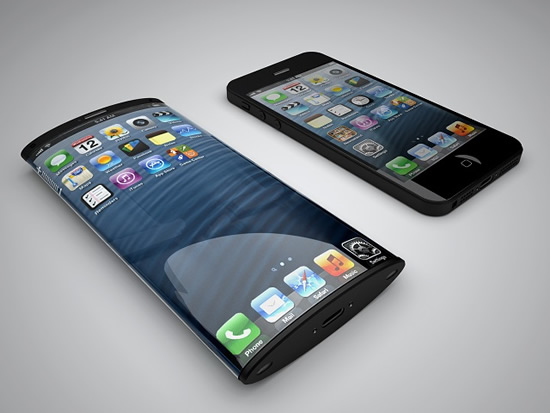 曲面ガラスを採用した｢iPhone｣のコンセプトデザイン