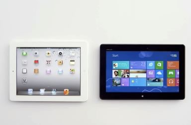 米Microsoft、｢iPad｣と｢Windows 8｣搭載タブレットの比較CMを公開