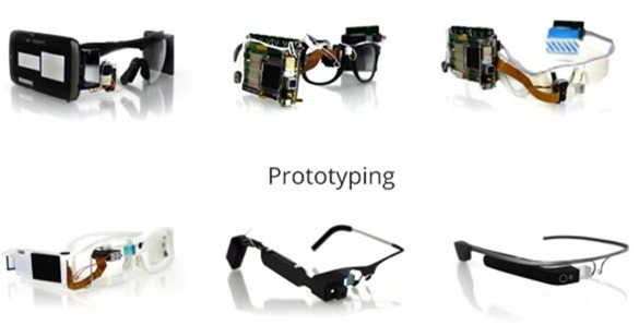 ｢Google Glass｣の分解動画と歴代試作機の画像