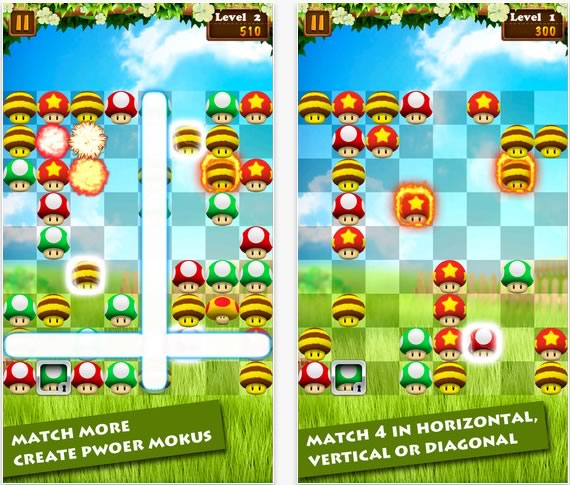 マリオシリーズのキノコが登場する非公式のパズルゲームがApp Storeに登場