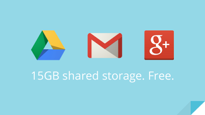 Google、｢Gmail｣｢Googleドライブ｣｢Google+フォト｣の無料ストレージ容量を15GBに拡大