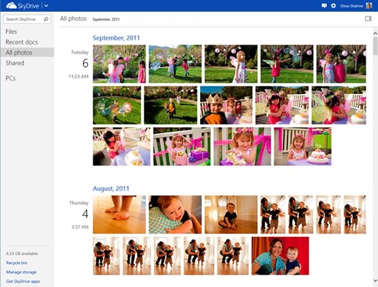 Microsoft、｢SkyDrive｣の写真アップロード速度やユーザーインターフェイスを改善
