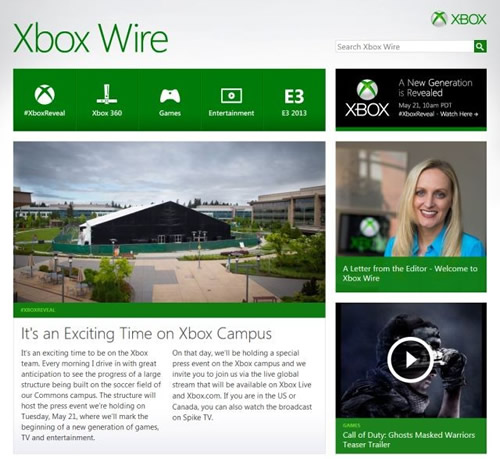 Microsoft、Xboxの公式ニュースサイト｢Xbox Wire｣を開設