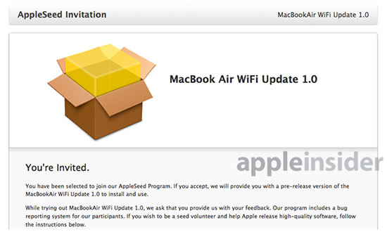 Apple、｢MacBook Air (Mid 2013)｣のWi-Fiに関する不具合の修正アップデートを準備中