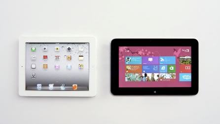 米Microsoft、｢Siri｣の音声を利用した｢Windows 8 タブレット｣と｢iPad｣の比較CM第2弾を公開