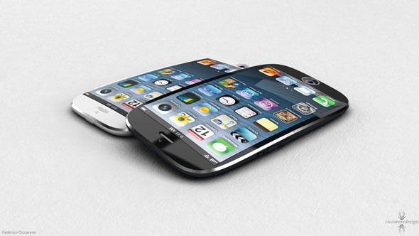 指紋センサーと曲面ディスプレイを採用した｢iPhone 6｣のコンセプトデザイン