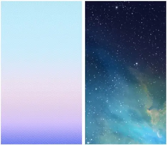 Ios 7 で新たに追加された2枚の壁紙がダウンロード可能に 気になる 記になる