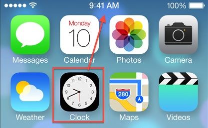 ｢iOS 7｣では時計アプリのアイコンが実際の時刻を表示するようになっている事が判明