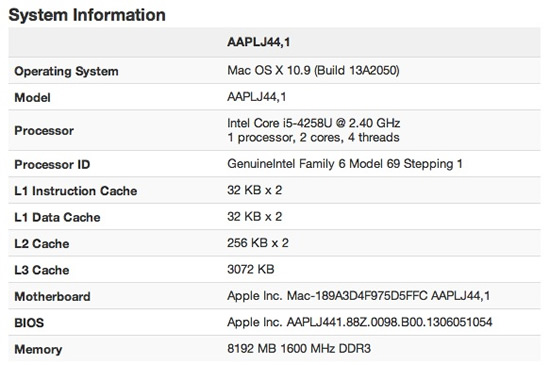 次期MacBook Pro 13インチのベンチマークスコアが明らかに?!