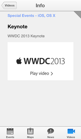 Apple、｢WWDC｣のiOS向け公式アプリをリリース