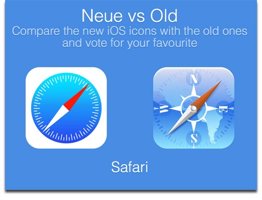 ｢iOS 7｣の方が人気?! ｢iOS｣のアイコンデザインの新旧比較投票サイトが登場
