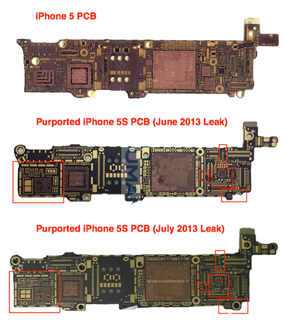 Nowhereelse、｢iPhone 5S｣もしくは｢廉価版iPhone｣のものとされる基板の写真を公開