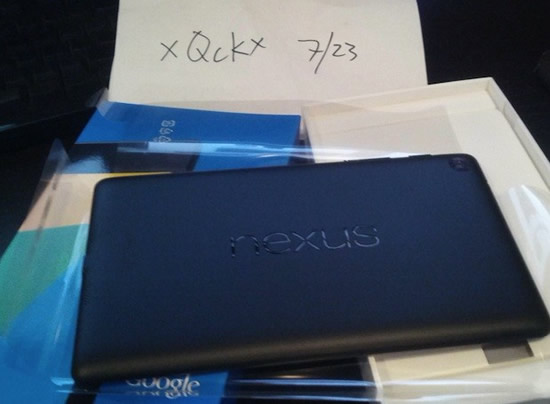 次期Nexus 7の新たな実機写真やパッケージの写真などが流出