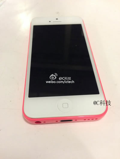 ｢iPhone 5C｣のピンクモデルの実機写真?!