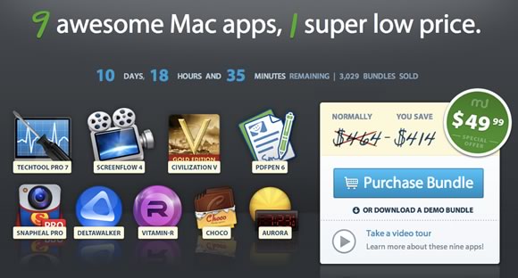 MacUpdate、総額464ドルのMac向けアプリ9本を49.99ドルで販売するセールを開催中