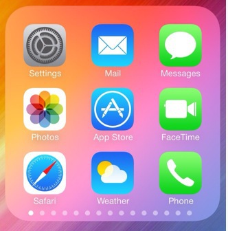 ｢iOS 7｣では1フォルダにつき135本のアプリが格納可能に