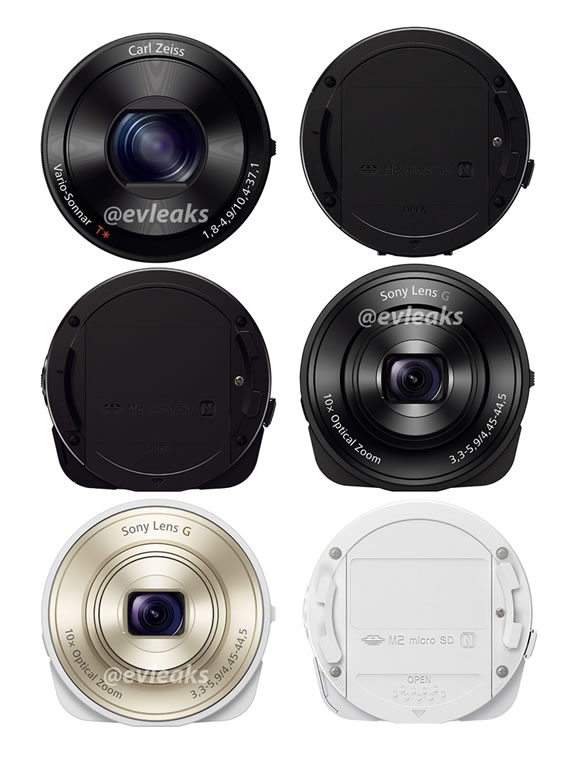 SONYのレンズカメラ｢DSC-QX10｣と｢DSC-QX100｣の新たなプレス用画像が流出
