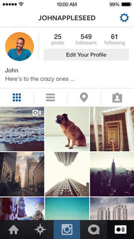 人気写真共有サービス｢Instagram｣、iOS向け公式アプリをアップデートしUIを刷新