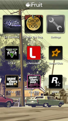 Rockstar Games、｢Grand Theft Auto V｣のコンパニオンアプリ｢Grand Theft Auto: iFruit｣をiOS向けにリリース