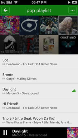 米Microsoft、クラウド音楽サービス｢Xbox Music｣のiOS向け公式アプリをリリース